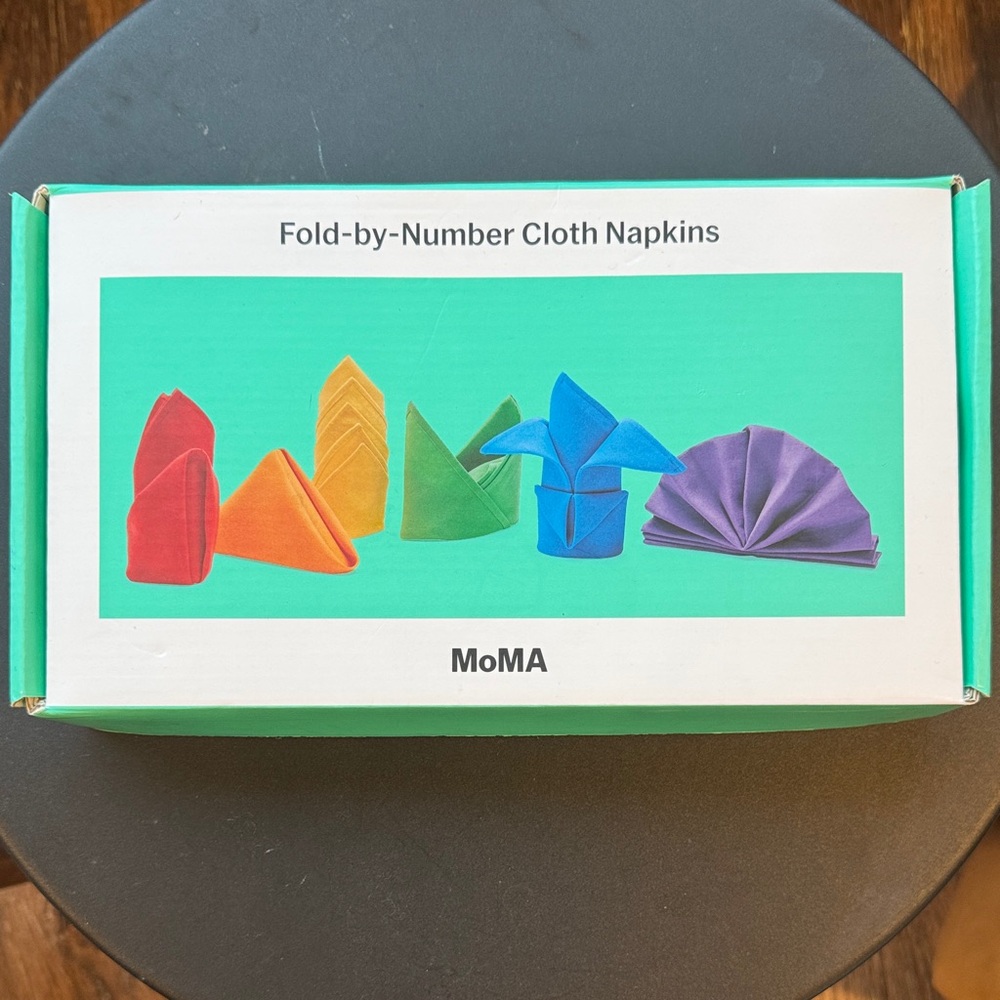 MoMA Vibrant Fold-by-Number Napkins Set